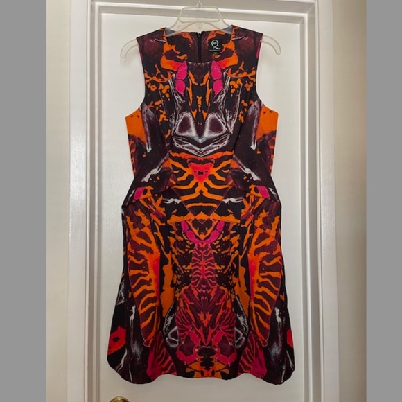 EUC Alexander McQueen McQ Colorful Exotic Dress - Picture 2 of 9